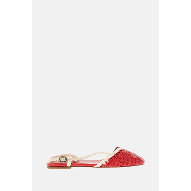 HEREU Flat shoes Black Lamb Leather - Women
