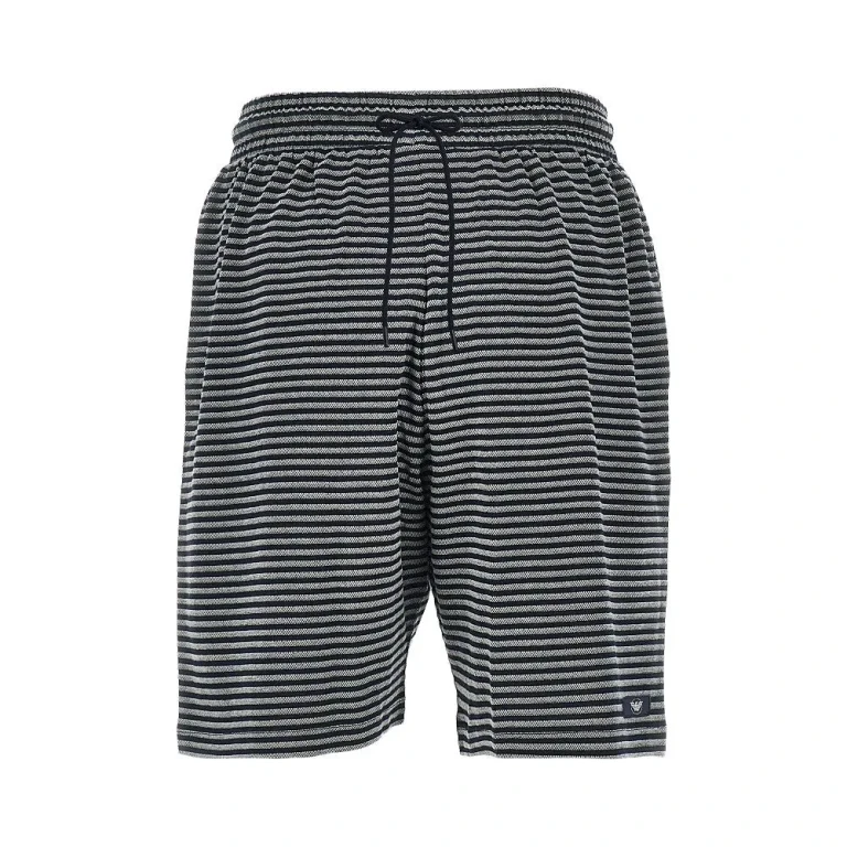 Emporio Armani gestreepte katoenen zwemshort voor heren (Maat S)