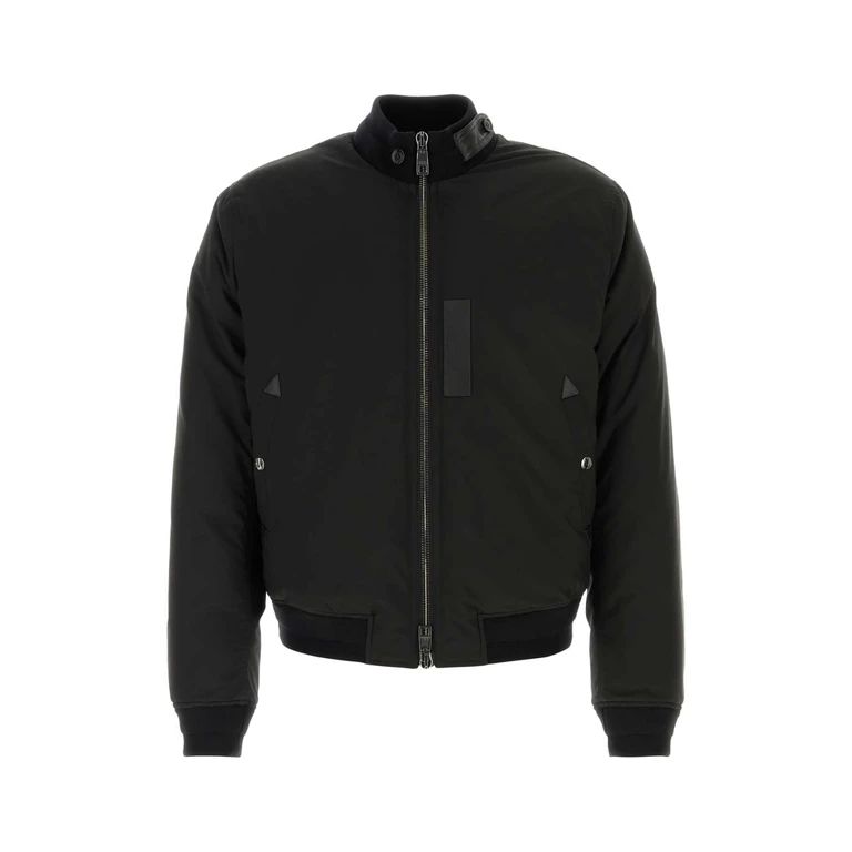 Dolce & Gabbana Black Polyester Down Jacket Nero Piumini - Men