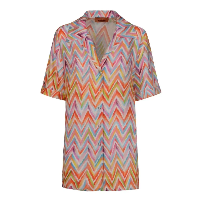 Missoni Robe Au Genou - Bleu