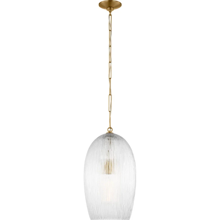 Burnished Brass Pendant from the Serafina Collection