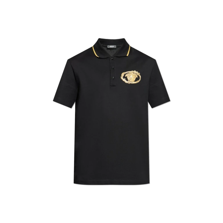Versace Polo With Logo