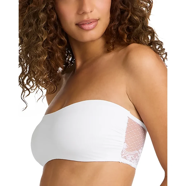 Commando Double Take Lace Bandeau Bra