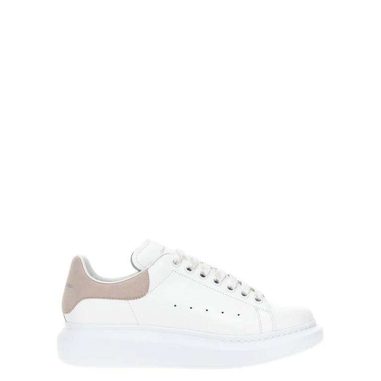 Alexander McQueen 553770wiaih 9061 Whiteblack Calf Skin Sneaker