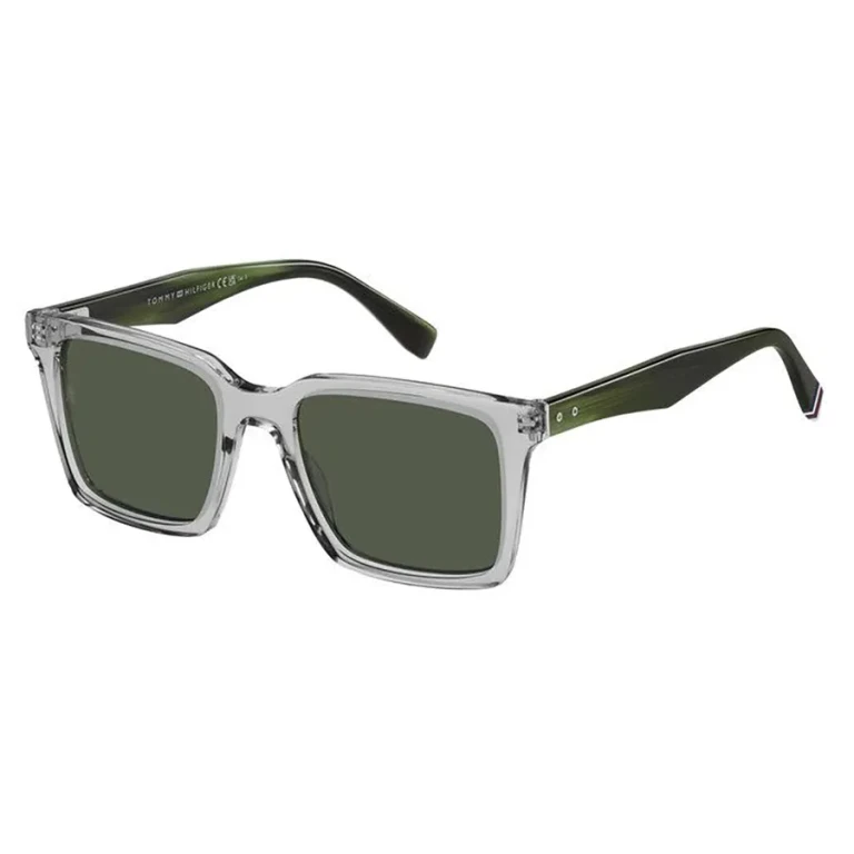 Tommy Hilfiger Green Square Mens Sunglasses TH 2067/S 0KB7/QT 53
