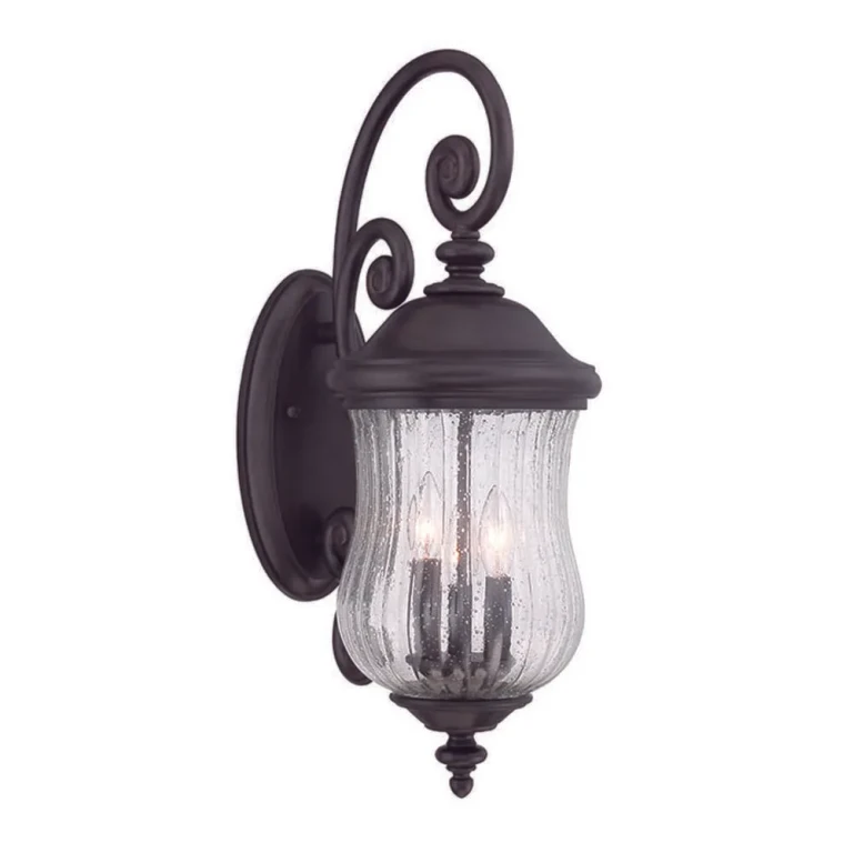 Black Coral Three Light Wall Sconce from the Bellagio Collection