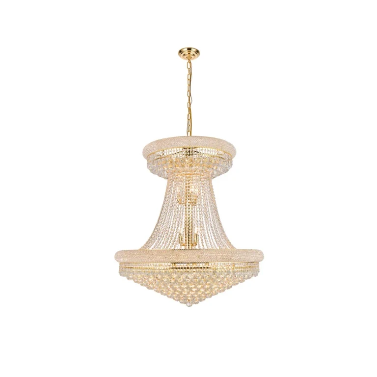 Gold 28 Light Chandelier from the Primo Collection
