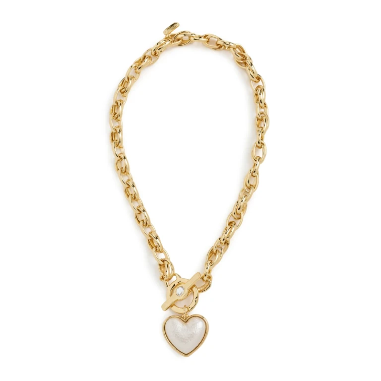 Logan Tay Interwoven Love Necklace Gold One Size