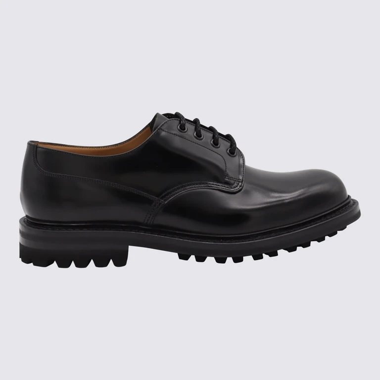 Church's Black Leather Neil Lace Up Shoes