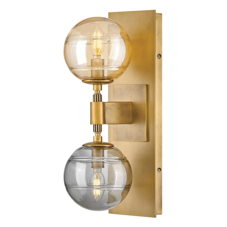 Heritage Brass LED Wall Sconce from the Oberon Collection