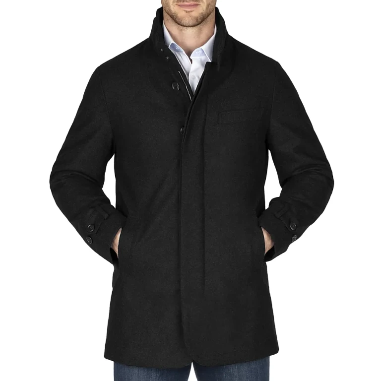 Norwegian Wool Stretch Down Filled Car Coat