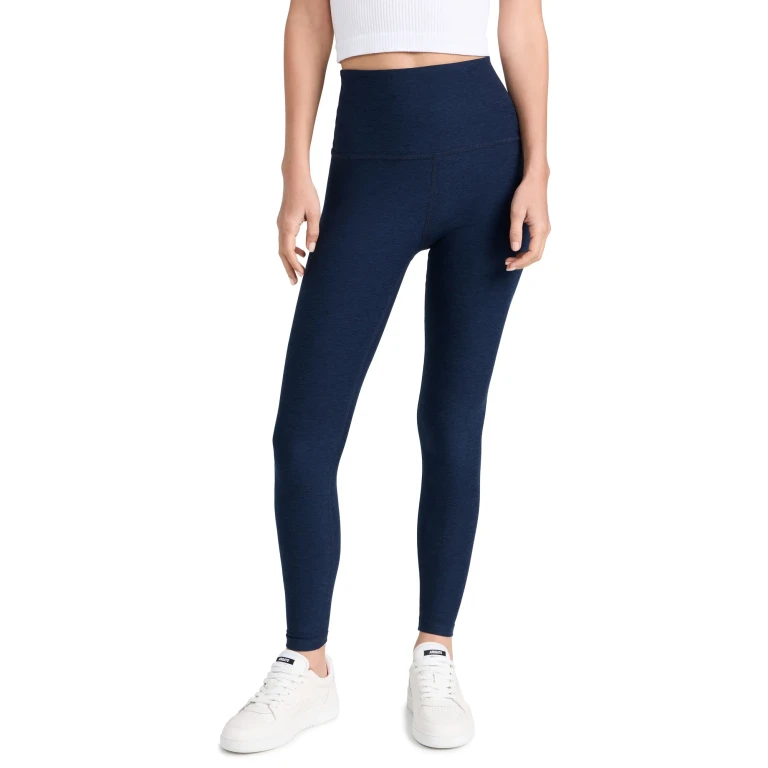 Beyond Yoga Spacedye Caught In The Midi Leggings Wild Flower Blue Heather M