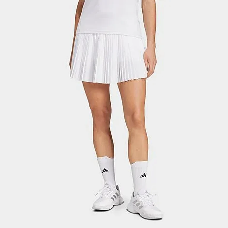 Women's Club Pleated Climacool Tennis Skirt in White Size: XXS