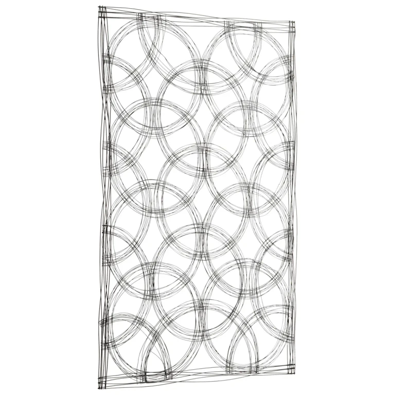 Large Kaleidoscope Wall Decor in Graphite