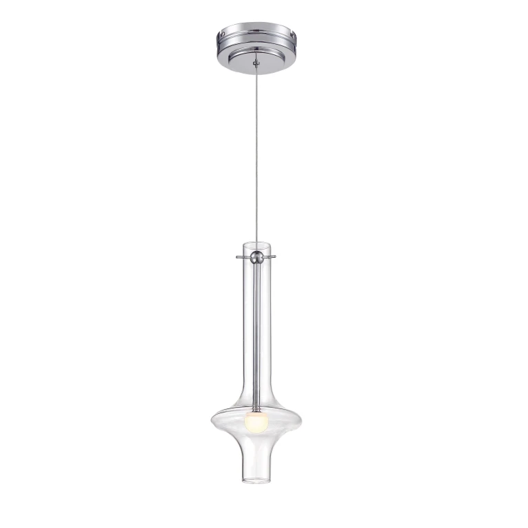 George Kovacs Bottleneck 7" Pendant Light in Chrome