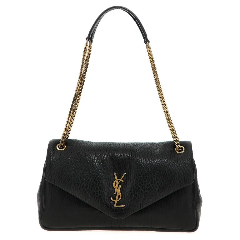Saint Laurent Black Leather Shoulder Bag - Women