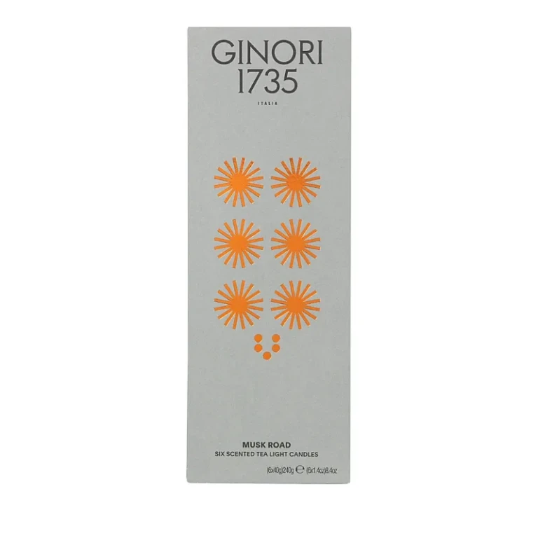 Ginori 1735 Lcdc Musk Road Scented Tealight Candles, Set of 6