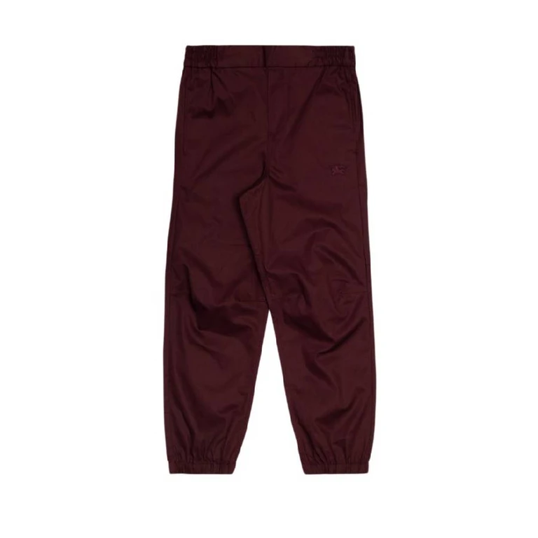Burberry Boys Equestrian Knight Motif Cotton Trousers