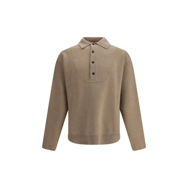 Jacquemus Pull Col Rond - Beige