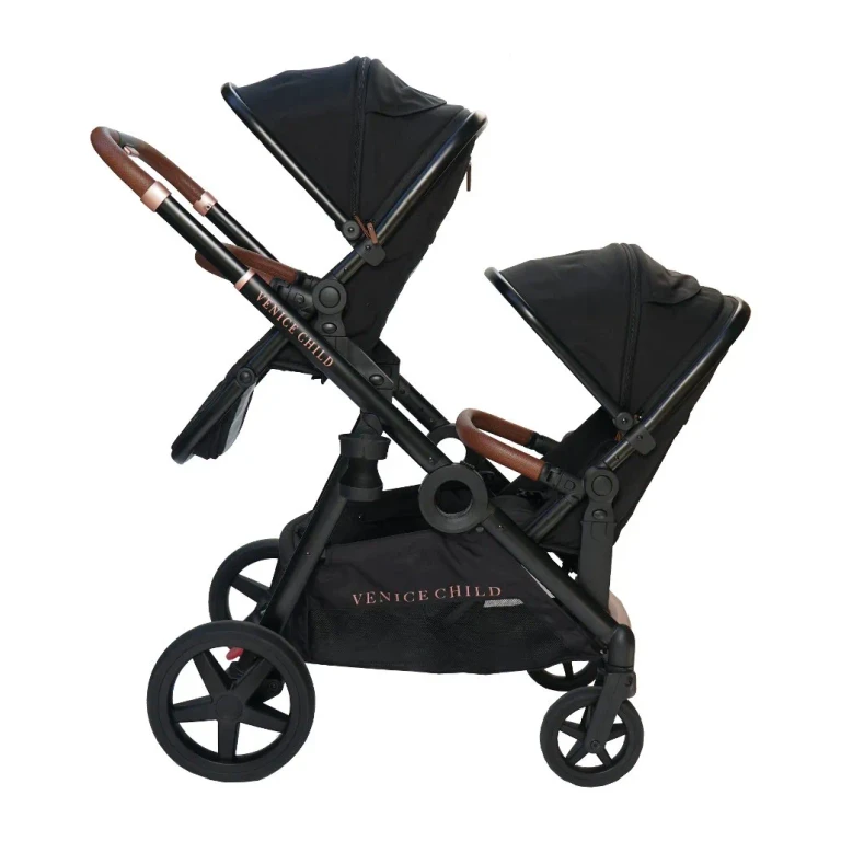 Venice Child Maverick Single to Double Stroller with 2nd Toddler Seat