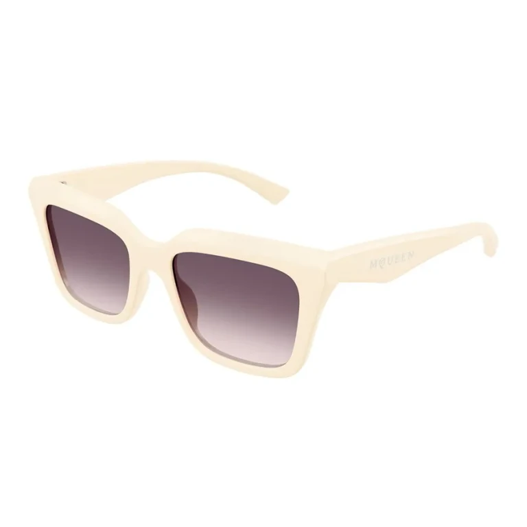 Alexander McQueen Violet Gradient Square Ladies Sunglasses AM0473SA 004 54