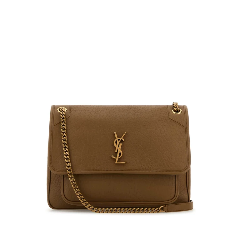 Camel Leather Large Niki Bag Dkcork Borse A Tracolla - Women