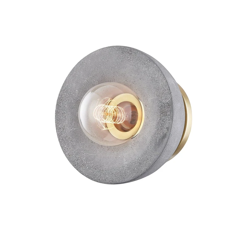 Mitzi Poppy Ceiling Light in Aged Brass - H400501-AGB