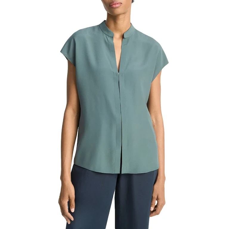 Vince Cap Sleeve Blouse