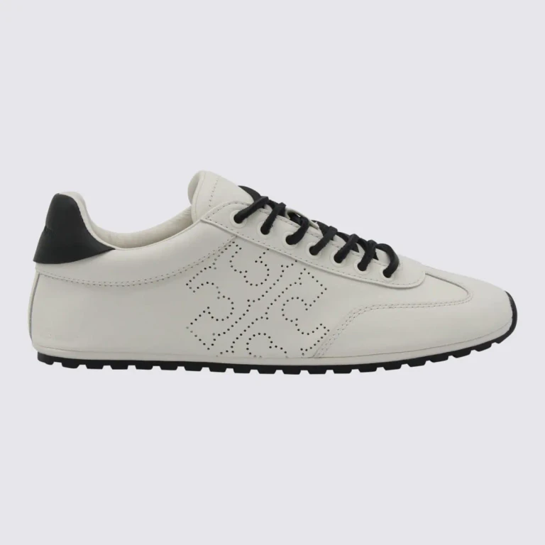 Tory Burch White Leather Sneakers