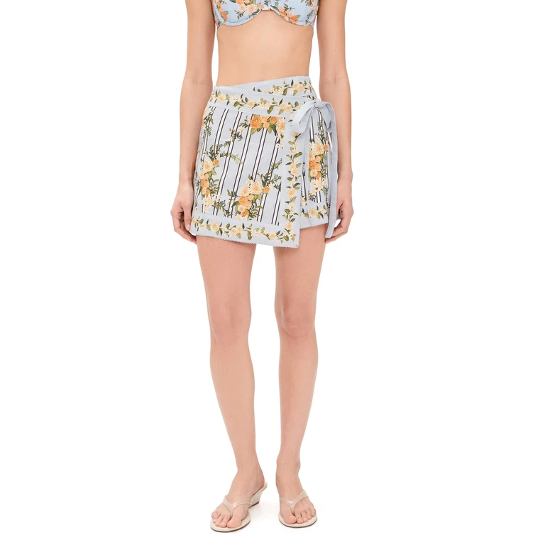 Agua by Agua Bendita Luna Valle Wrap Skirt Multicolor XS/S