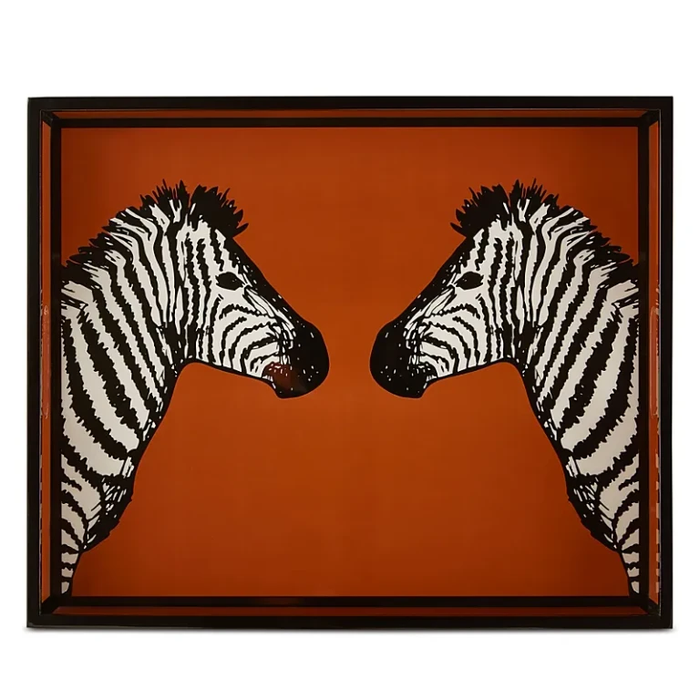Jonathan Adler Zebra Lacquer Tray