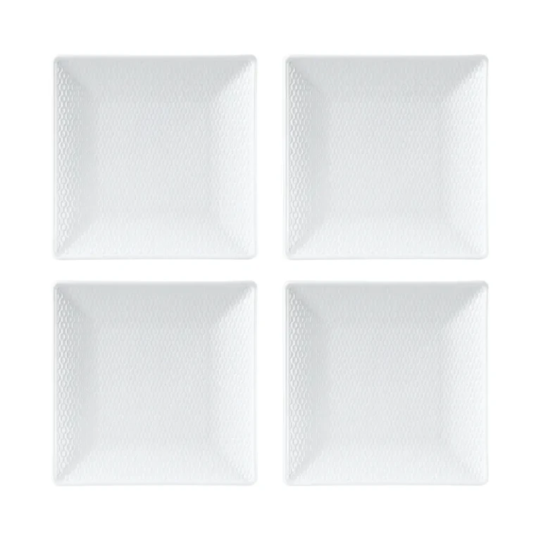 Wedgewood Gio Mini Square Plate, Set of 4