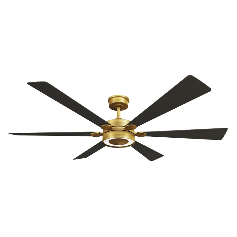 Heritage Brass 60" Ceiling Fan from the Brenix Collection