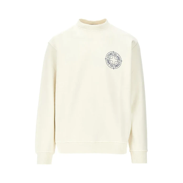 Sweat-shirt Stone Island avec impression Outline Compass