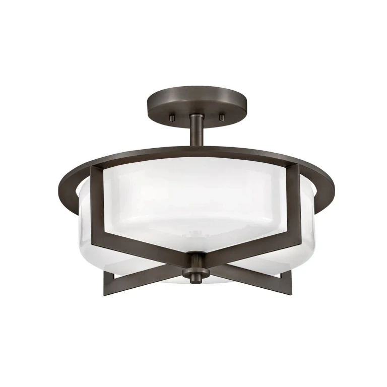 Black Oxide LED Semi-Flush Mount from the Baxley Collection