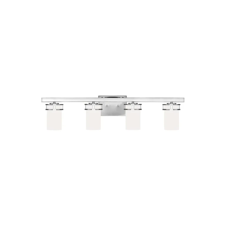 Sea Gull Robie 4-Light Bathroom Vanity Light in Chrome - 4421604EN3-05