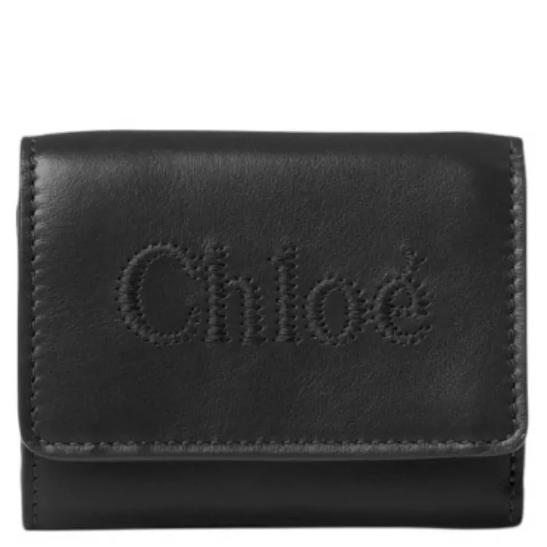 Chloe Small Tri-Fold Leather Wallet