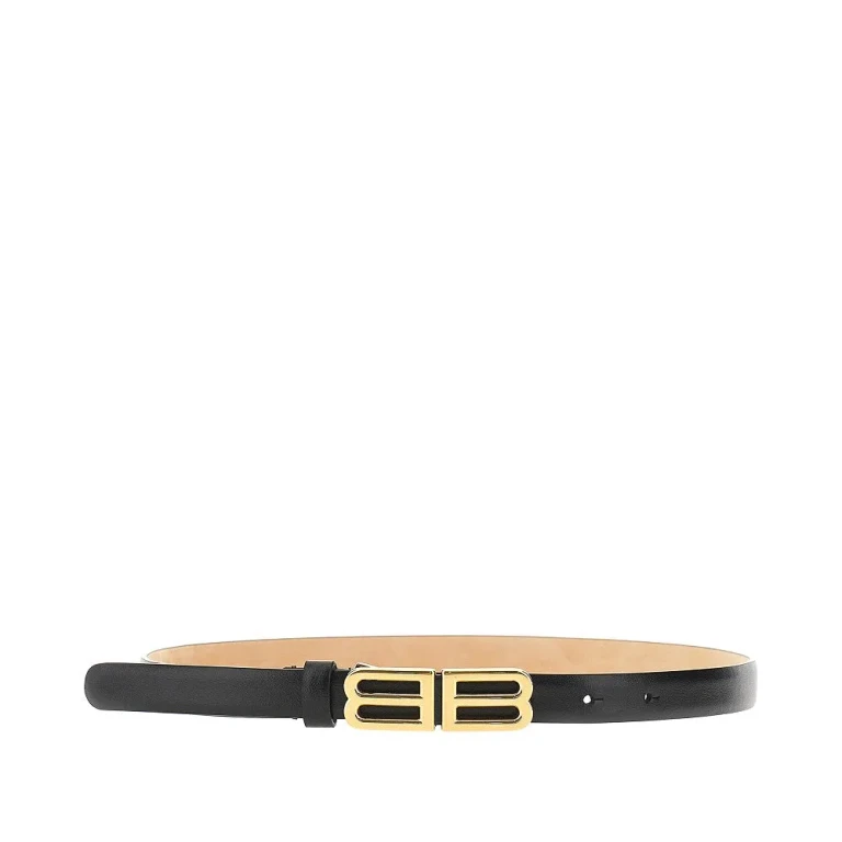 BALENCIAGA Bolero BB leather belt Woman 75