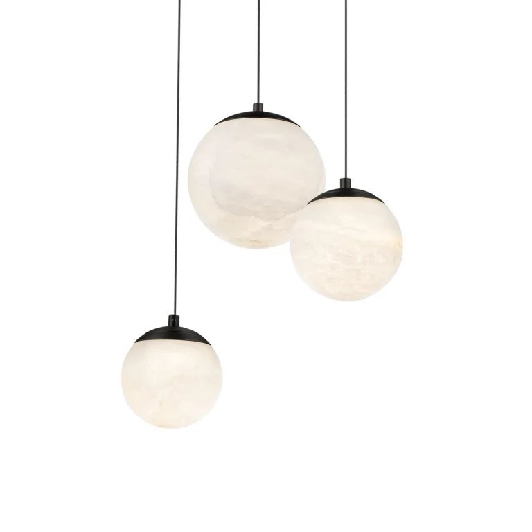 Black LED Pendant from the Pisces Collection