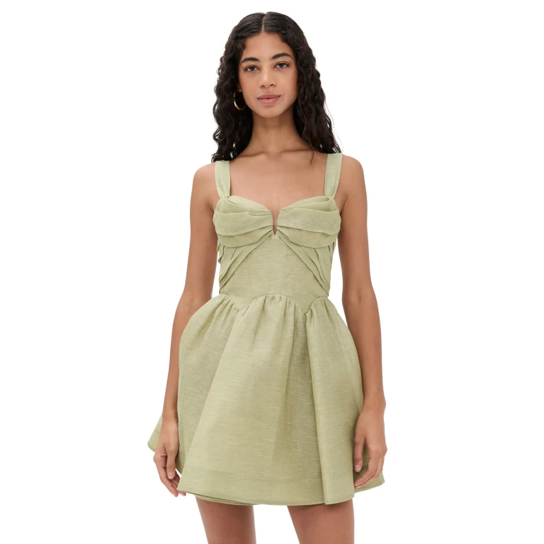 Zimmermann Rebellion 纽扣迷你连衣裙