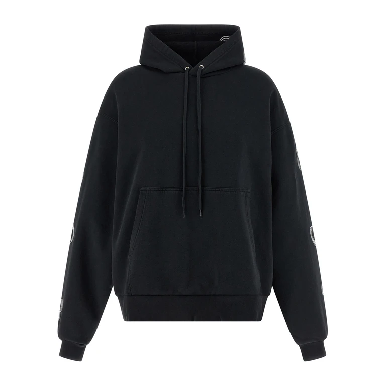 Black Cotton Hoodie Clothing - Women