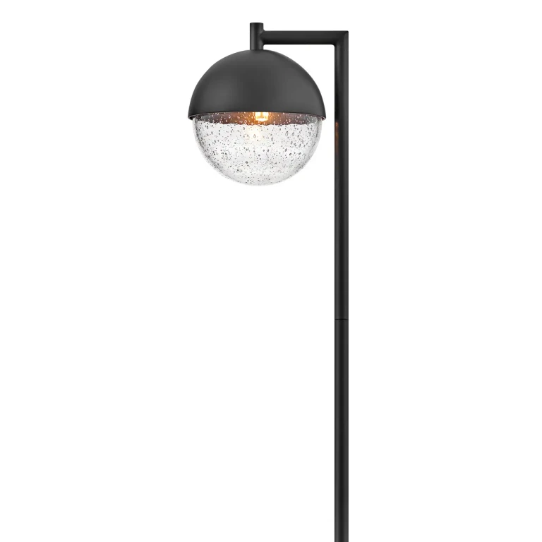 Revolve Path 1-Light LED Path Light in Satin Black