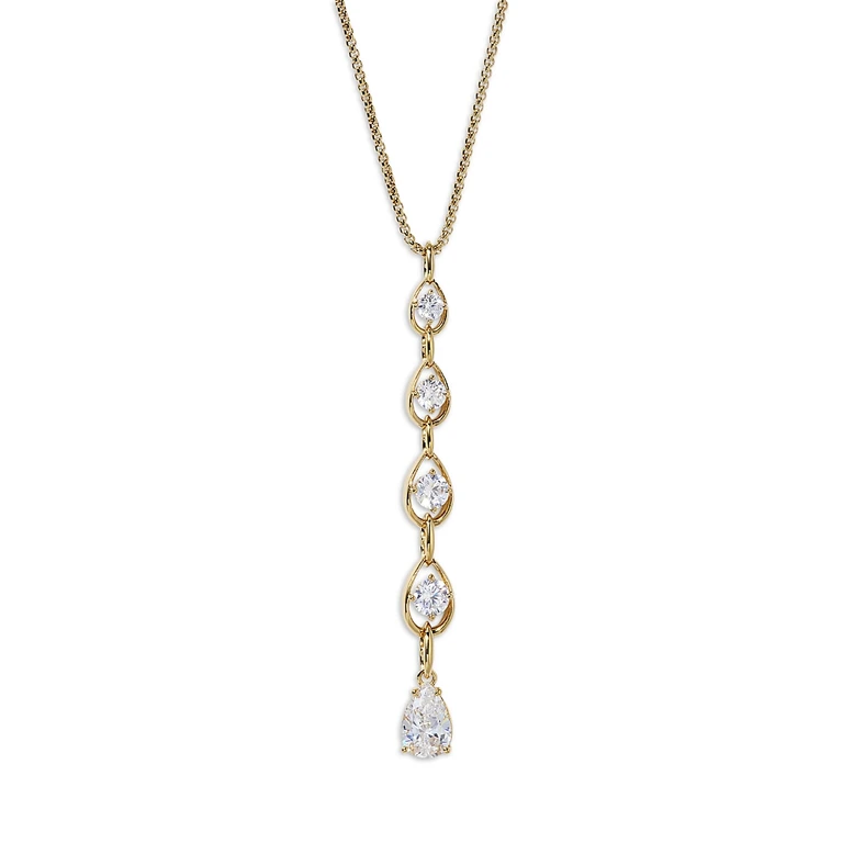 Nadri It Girl Cubic Zirconia Lariat Necklace, 16-18