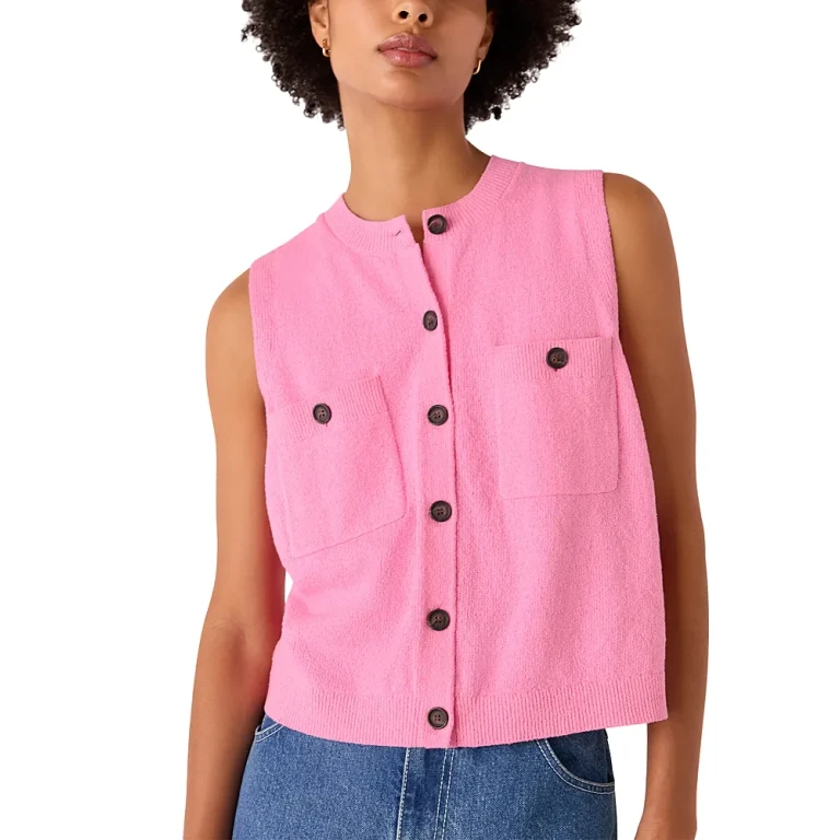 Whistles Boucle Textured Vest