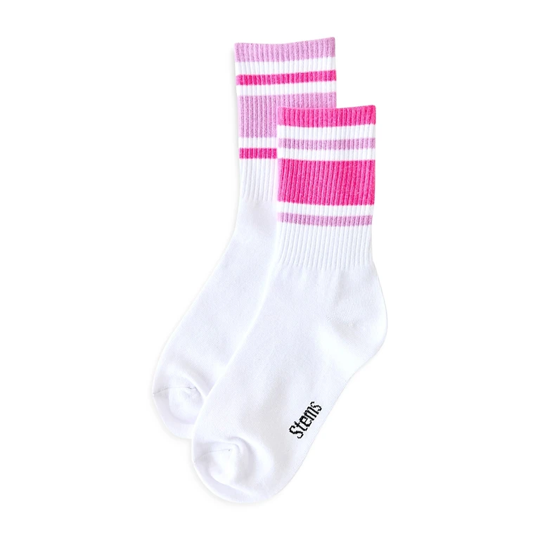 Stems Mix Match Stripe Crew Socks