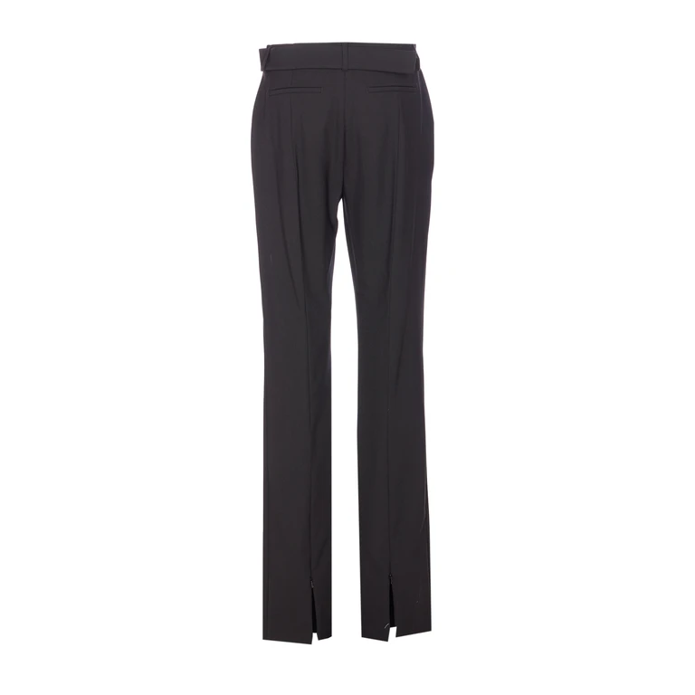 Sportmax Trousers Black Virgin Wool - Women