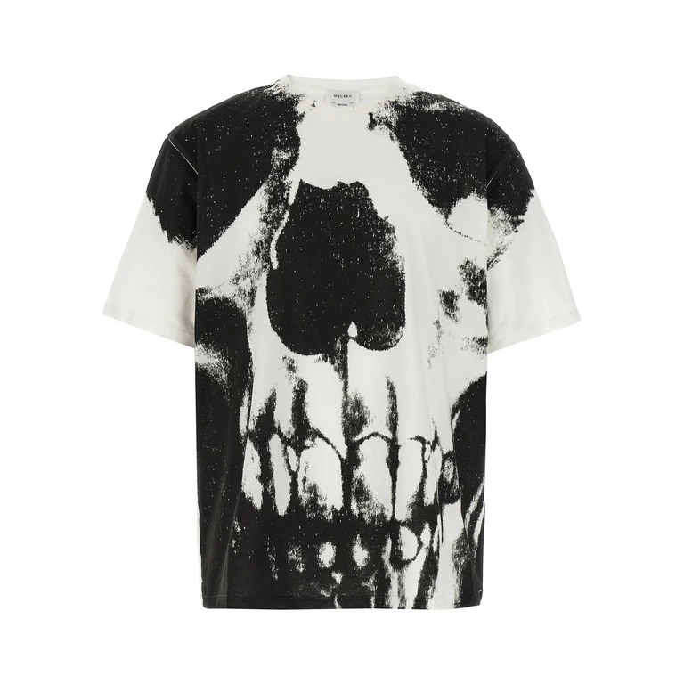 Alexander McQueen Bicolor Cotton T-Shirt - Men