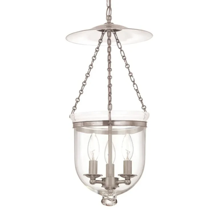 Hampton 4-Light 31" Pendant Light in Polished Nickel