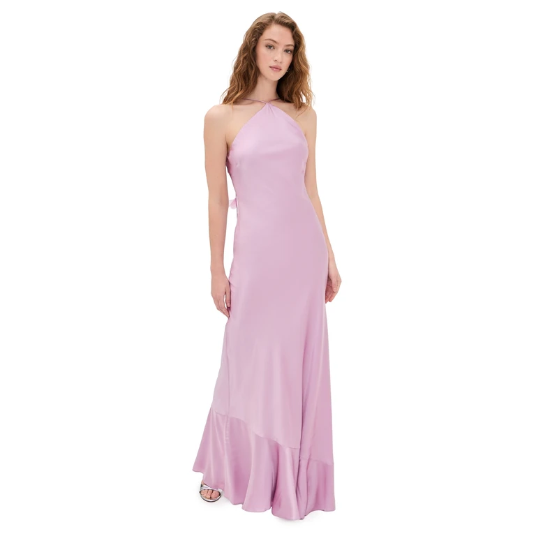 AMUR Camila Maxi Dress Lumen Lavender 4