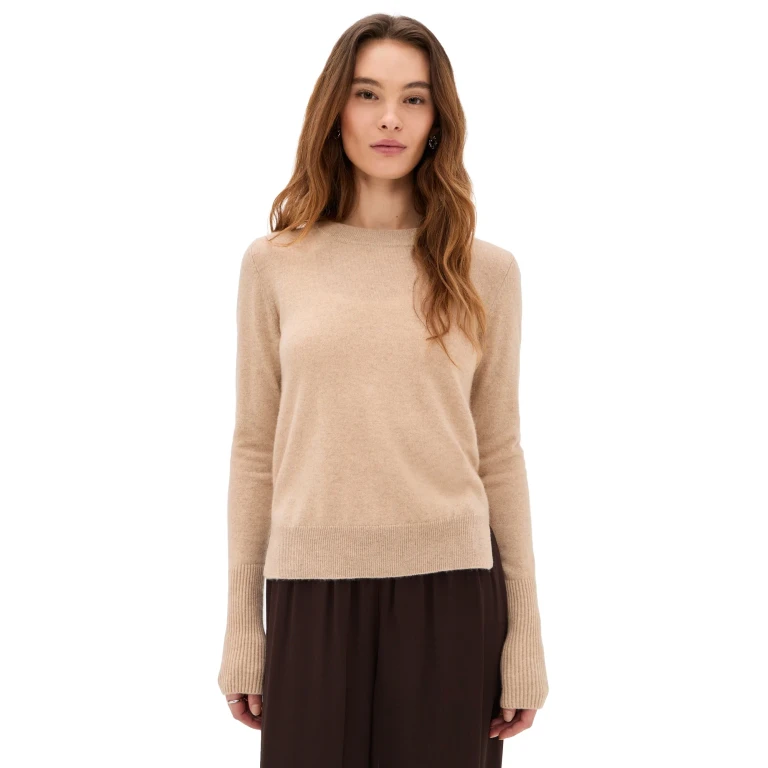 La Ligne Solid Lean Lines Sweater Cactus XS